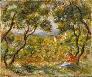 Pierre-Auguste Renoir The Vineyards at Cagnes Spain oil painting artist
